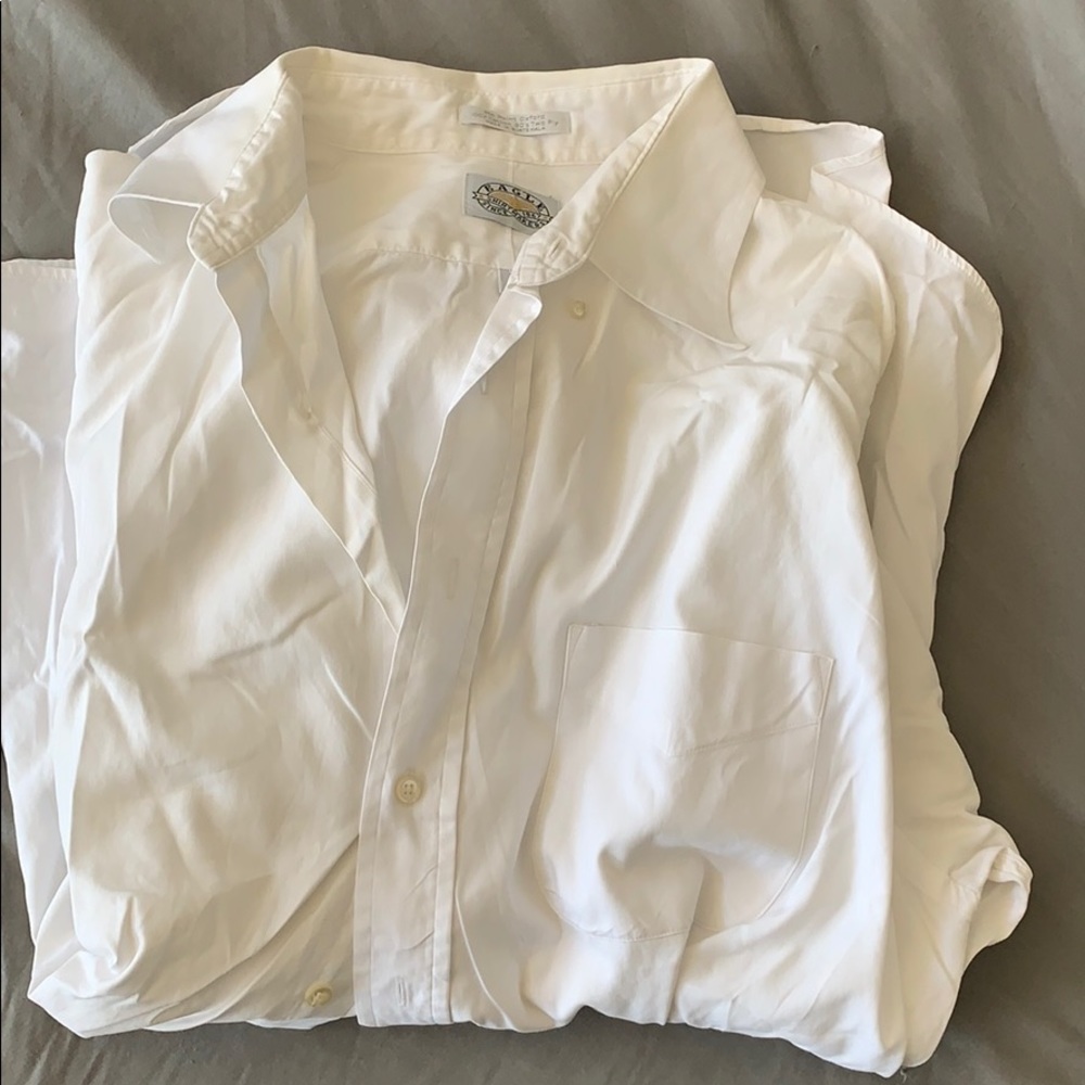 Eagle white button down shirt